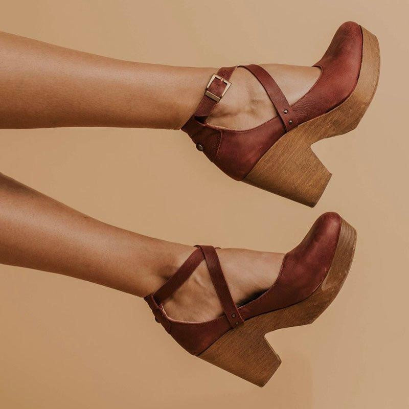 ELARU™ – Classic Comfort Wedge Sandals