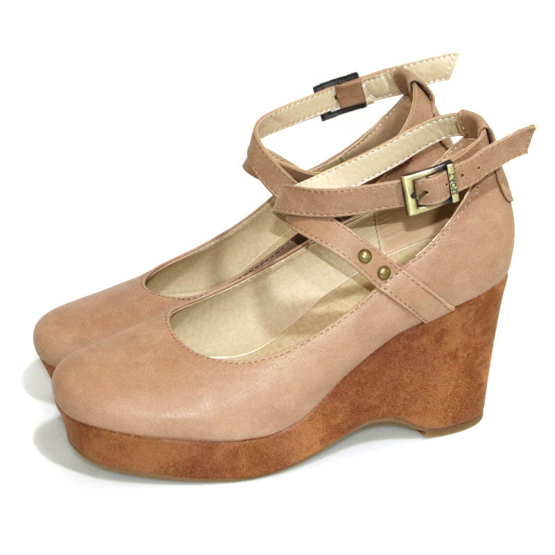 ELARU™ – Classic Comfort Wedge Sandals