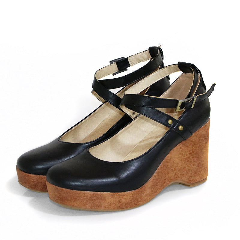ELARU™ – Classic Comfort Wedge Sandals