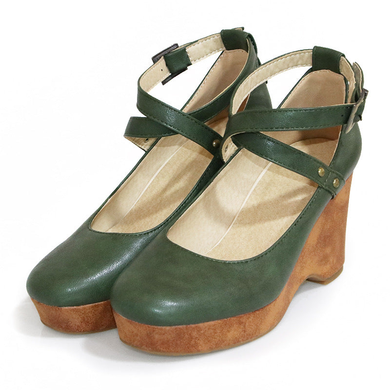 ELARU™ – Classic Comfort Wedge Sandals