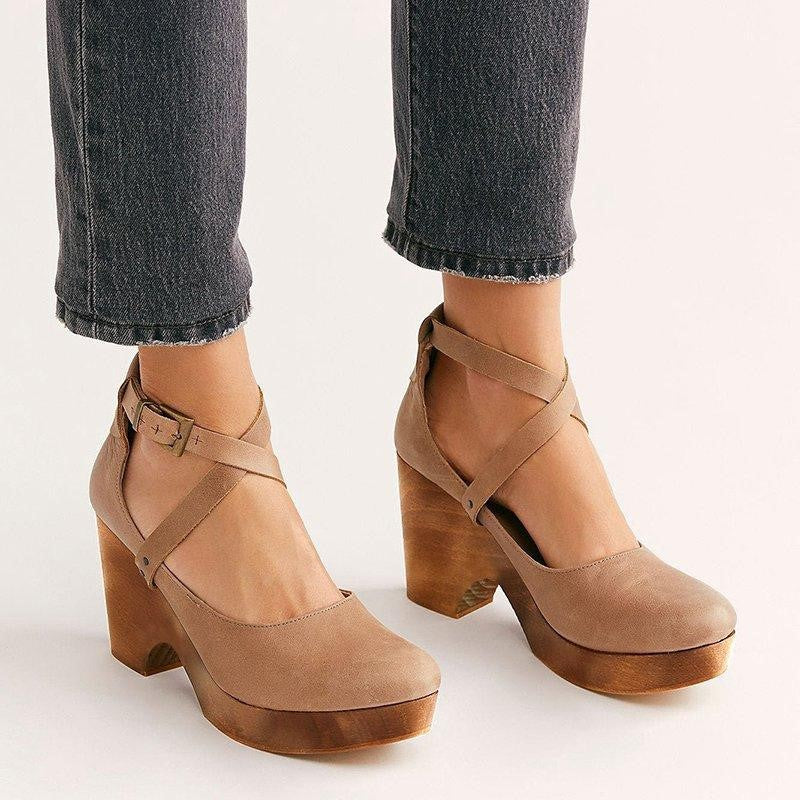 ELARU™ – Classic Comfort Wedge Sandals