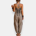 María Teresa™ | Embroidered Boho Jumpsuit
