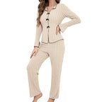 Kenzie™ - Chic V-Neck Loungewear Set