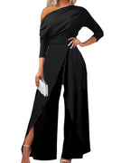 RANA™ -  Split Hem Jumpsuit