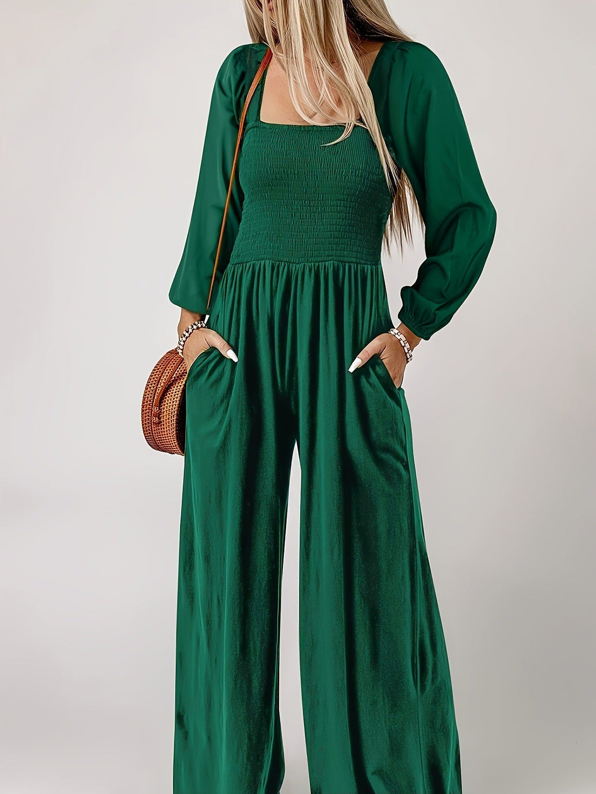 KISHA™ - Chic Wide Leg Jumpsuit