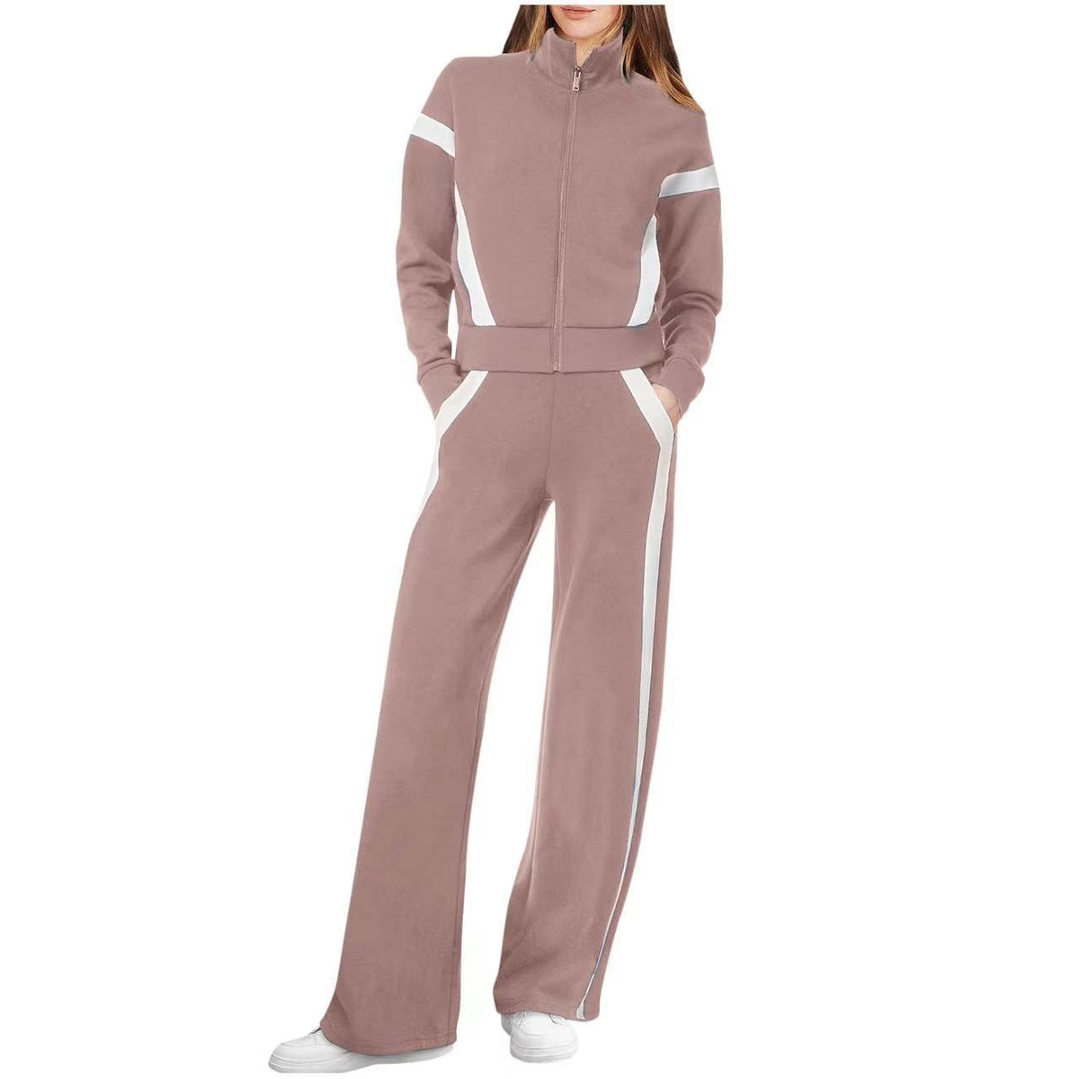 QASU™ - Casual Top and Sweatpants Set