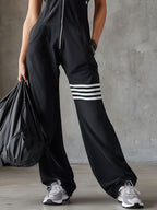 Giada · Retro Sports Tracksuit with Hood and Stripes