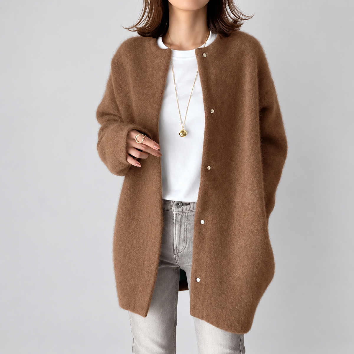 VANNA™ | ELEGANT BUTTONED KNIT JACKET