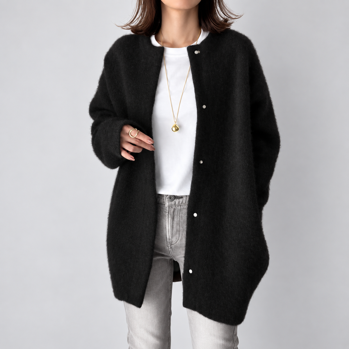 VANNA™ | ELEGANT BUTTONED KNIT JACKET