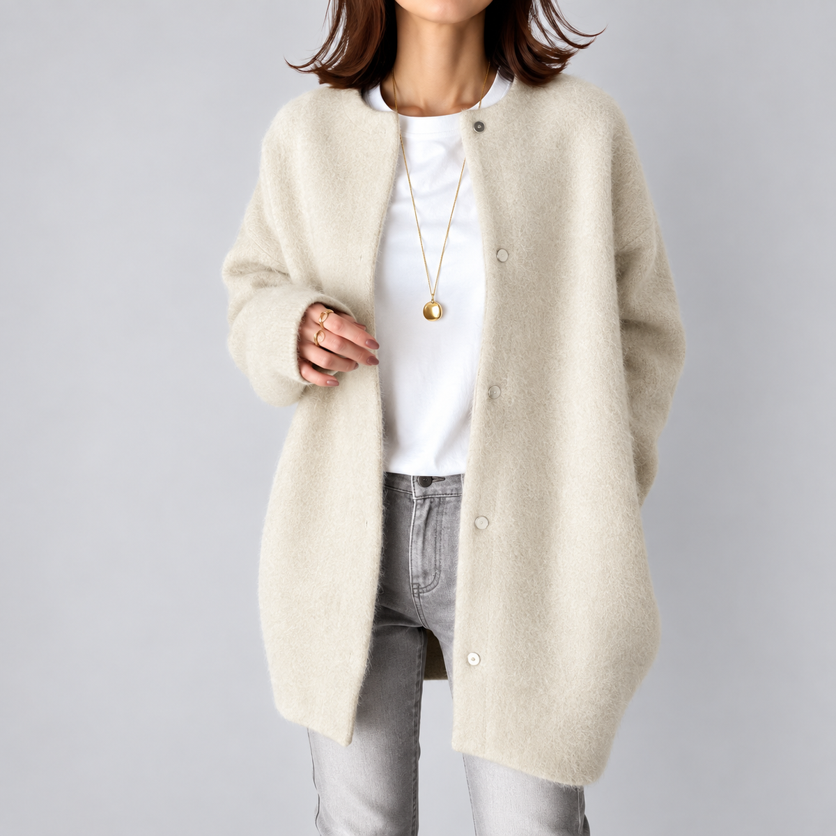 VANNA™ | ELEGANT BUTTONED KNIT JACKET