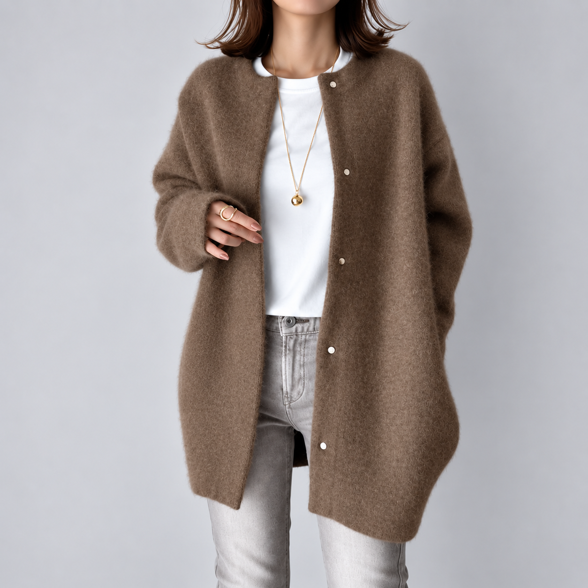 VANNA™ | ELEGANT BUTTONED KNIT JACKET