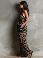 Selene | Leopard Print Jumpsuit