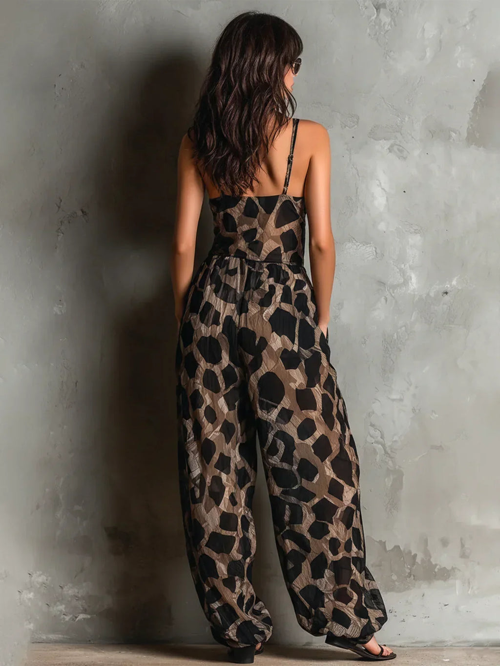 Selene | Leopard Print Jumpsuit