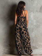 Selene | Leopard Print Jumpsuit