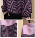Eva - Herringbone Knit Sweater