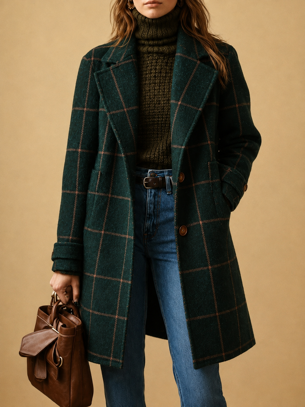 Bethany | Plaid Coat