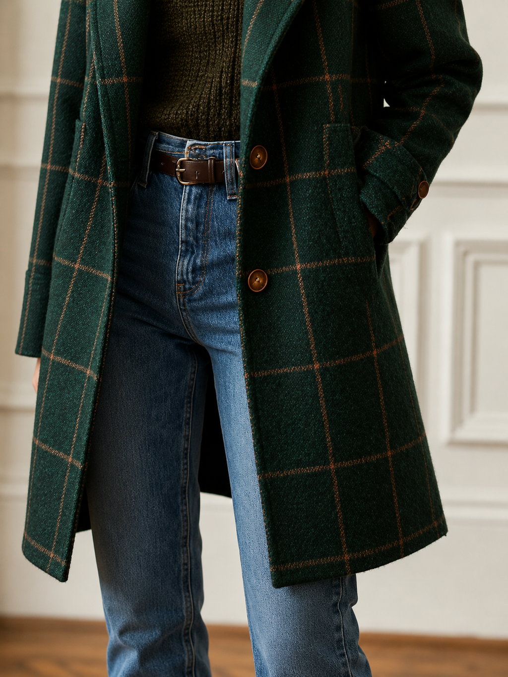 Bethany | Plaid Coat