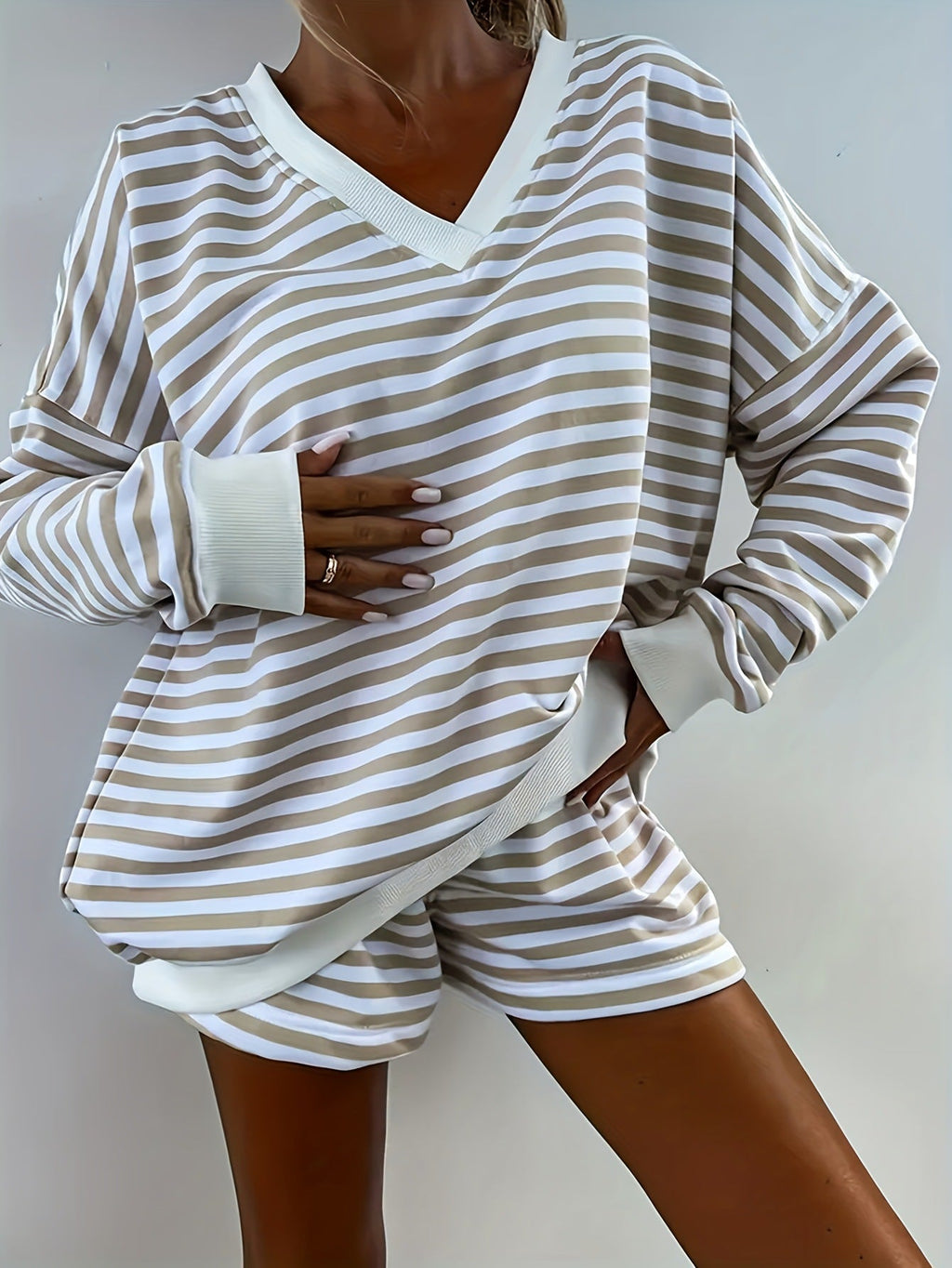 NOLANI™ – Relaxed Striped Lounge Set