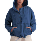 MECAELLA™ - Denim Hoodie Jacket