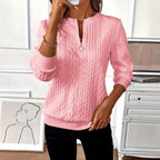 EMMA™ | Quarter-Zip Sweater