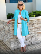 CÉLINA™ - Long Shirt Jacket