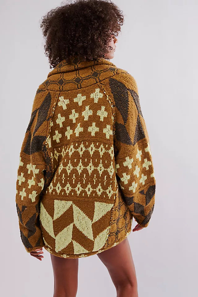 PORTIA™ - Vintage Oversized Cardigan