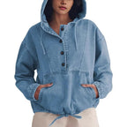 MECAELLA™ - Denim Hoodie Jacket