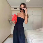 VELORA™ - Luxe Strapless Jumpsuit